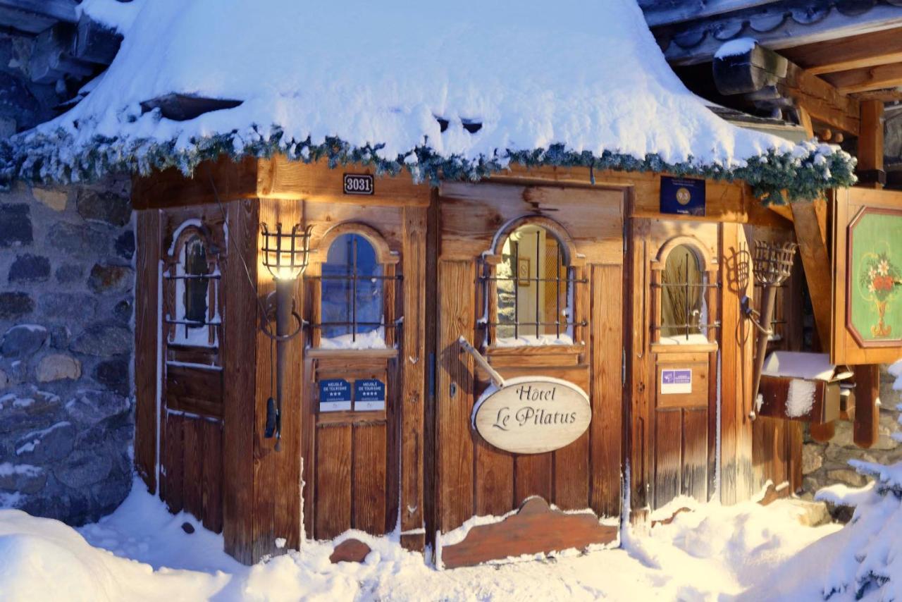 Hôtel 3 étoiles -Restaurant Le Pilatus Courchevel Extérieur photo